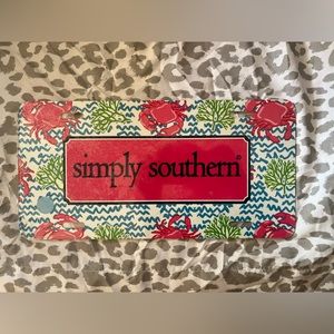 Simply southern car tag - still in plastic